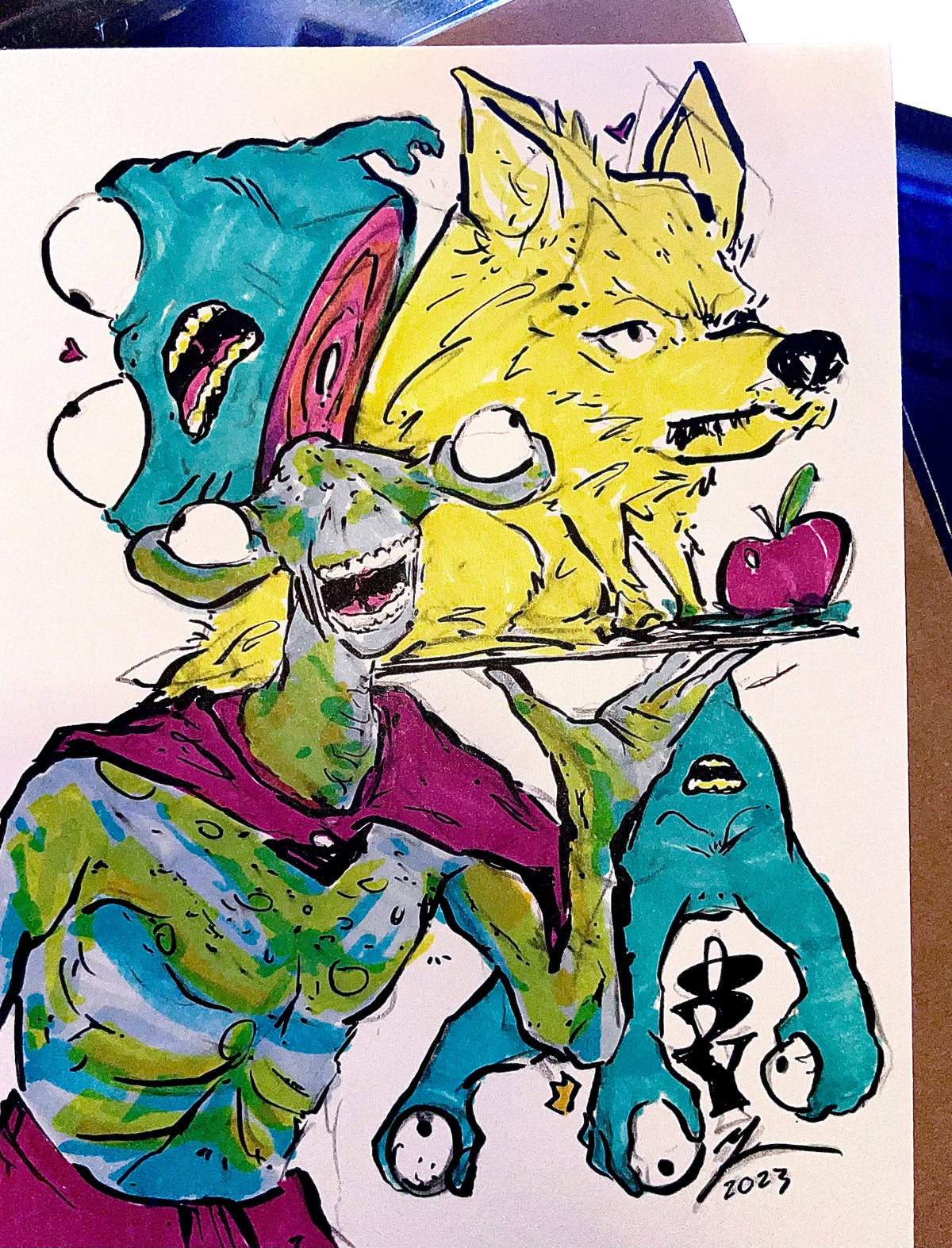 ODY - Creature Commission - 11"x14"